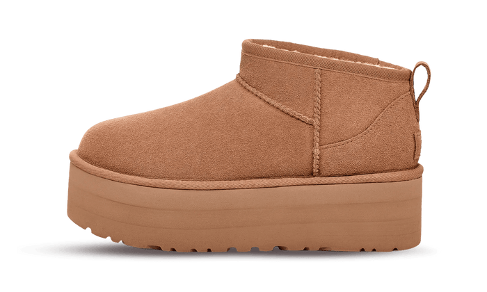 UGG Classic Ultra Mini Plateau-Stiefel in Kastanienbraun