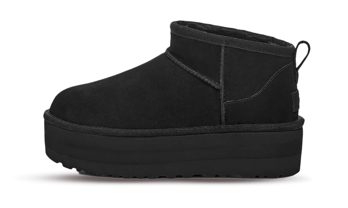 UGG Classic Ultra Mini Plateau Schwarz