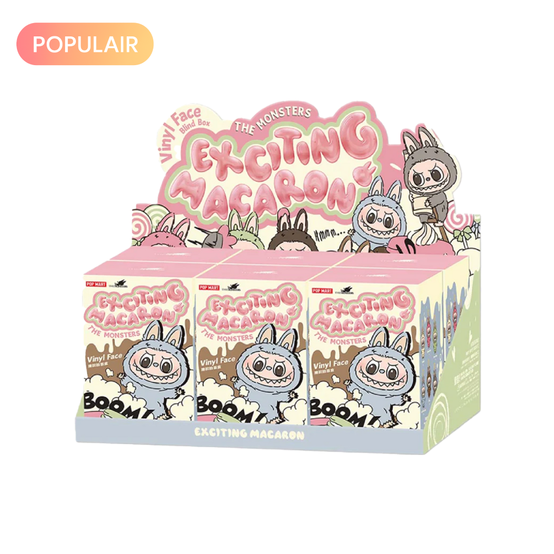 Pop Mart Labubu The Monsters Tasty Macarons Vinyl Face Blind Box
