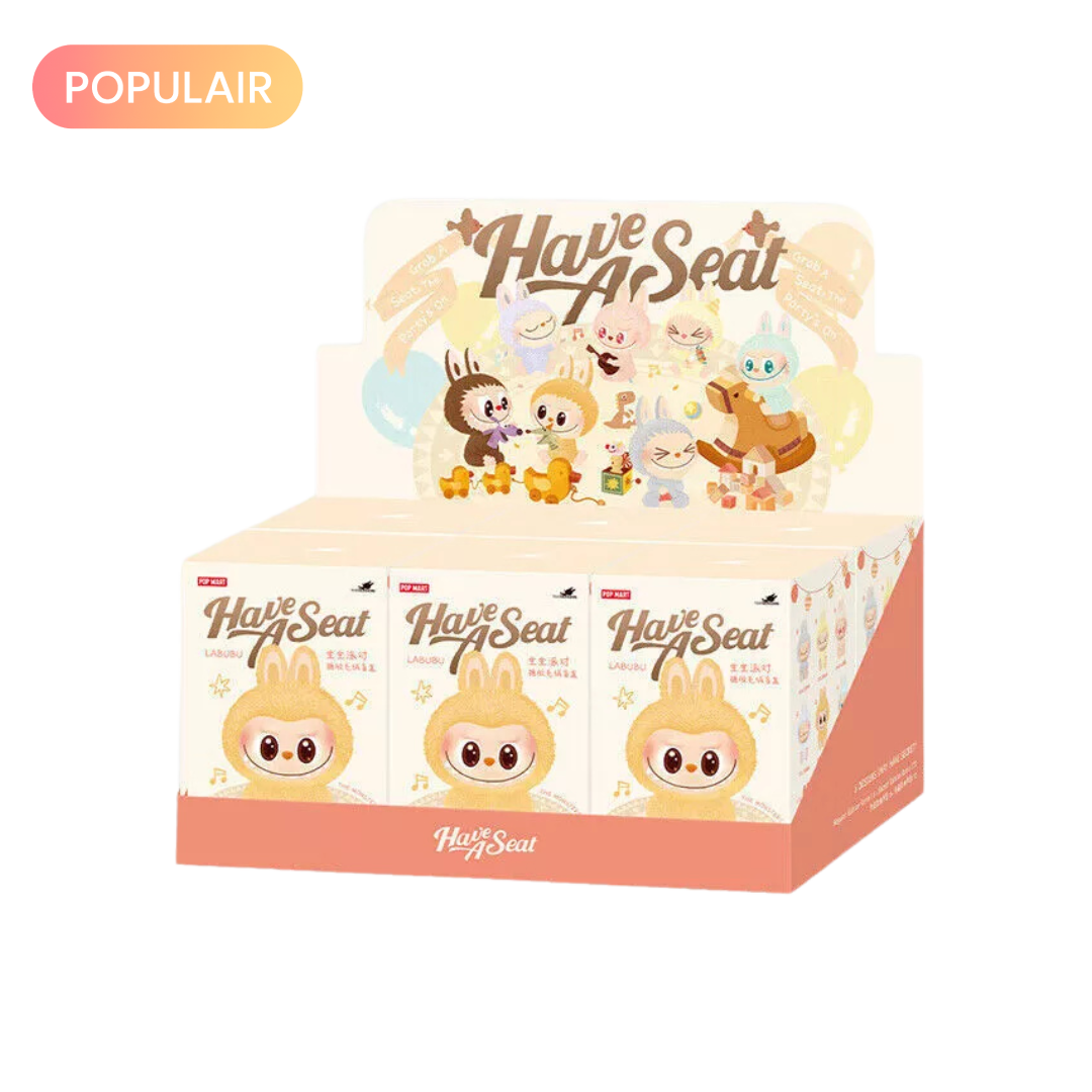 Pop Mart THE MONSTERS Labubu - Have a Seat Vinyl Plush Blind Box