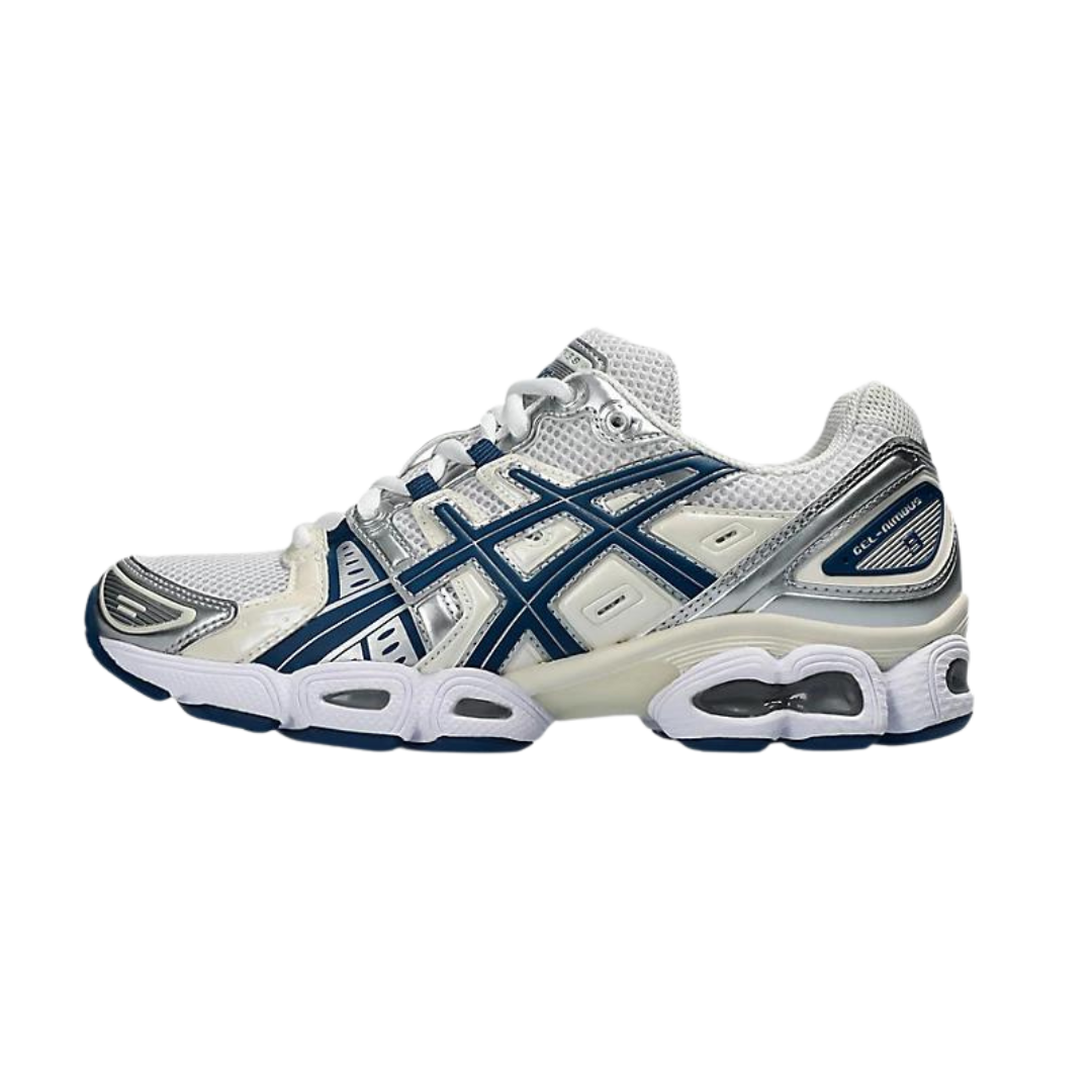 Asics Gel-Nimbus 9 Weiß Hell Indigo