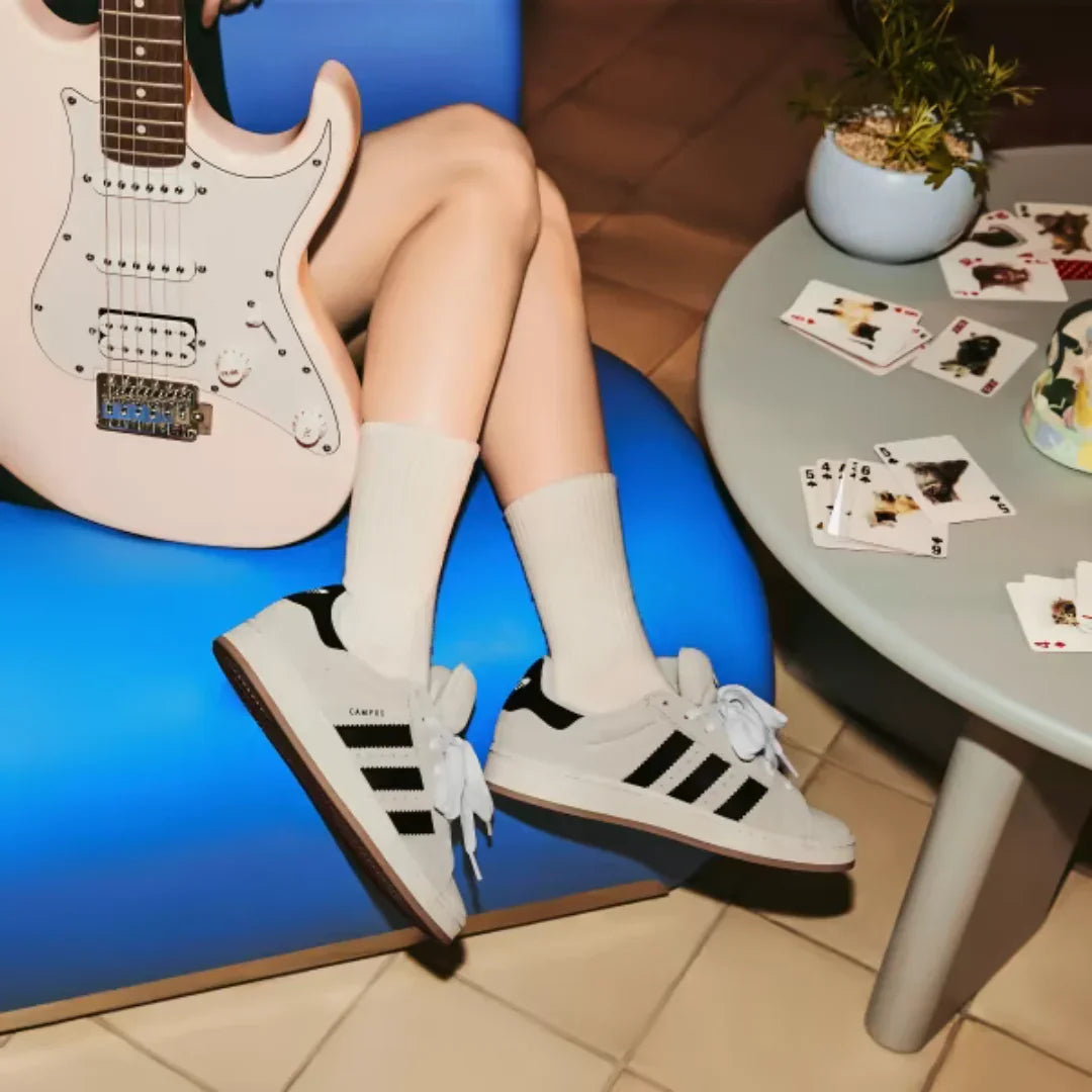 Adidas Campus 00s Kristallweiß Kernschwarz
