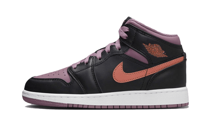 Air Jordan 1 Mid Schwarzer Himmel J Mauve