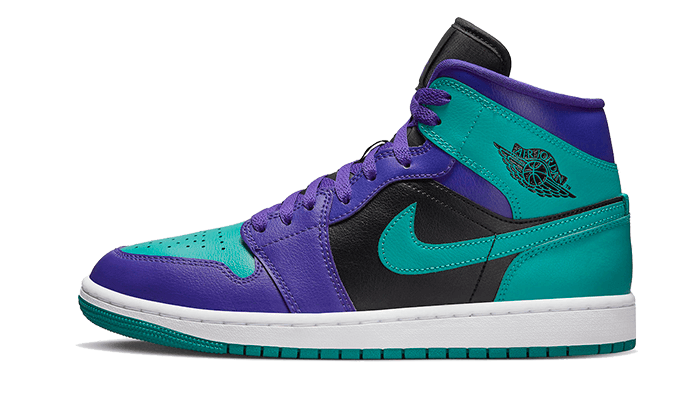 Air Jordan 1 Mid Schwarze Traube