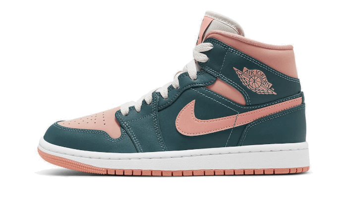 Air Jordan 1 Mid Dunkelblaugrün