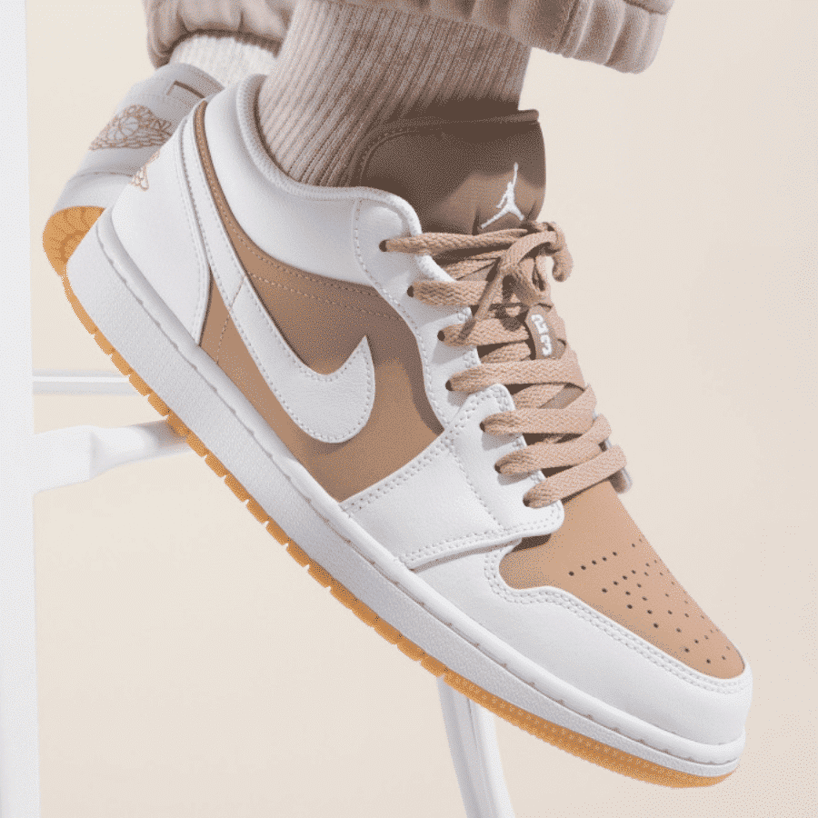 Air Jordan 1 Low Hemp White