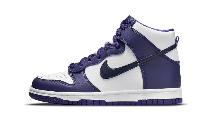 Nike Dunk High Elektrolila Mitternachtsblau
