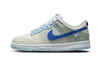 Nike Dunk Low Elfenbein Hyper Royal