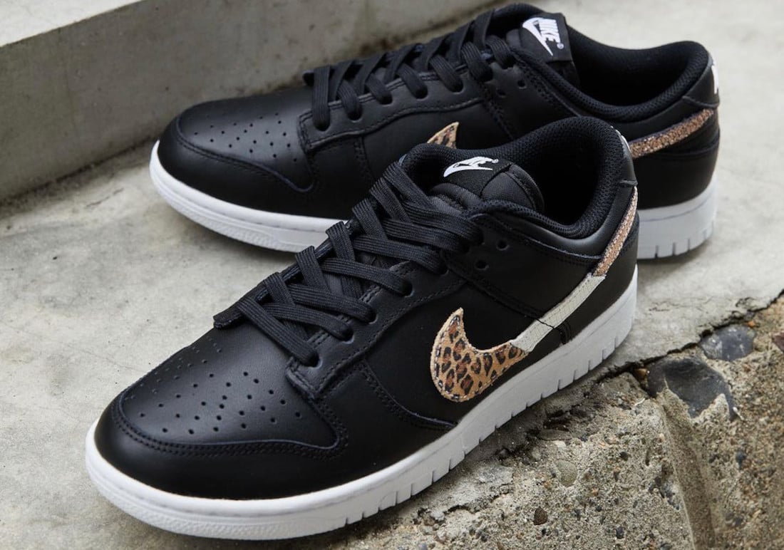 Dunk Low Animal Print Black