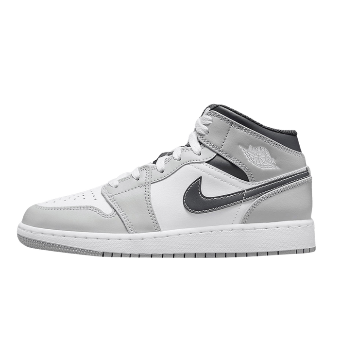 Jordan 1 Mid Light Smoke Gray (GS)