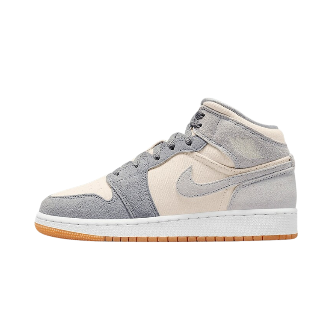 Jordan 1 Mid SE Coconut Milk Particle Gray (GS)