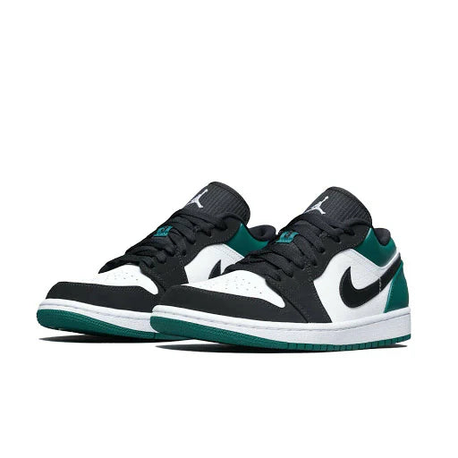 Jordan 1 Low Weiß Schwarz Mystic Grün