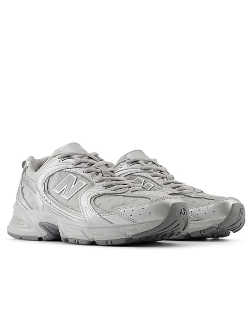 New Balance 530 Silber Metallic Regenwolken-Tupfen