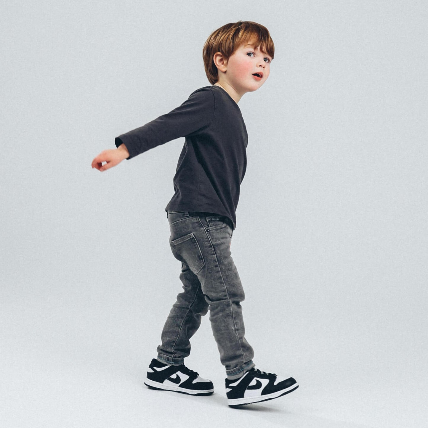Nike Dunk Low Schwarz Weiß Enfant (PS)