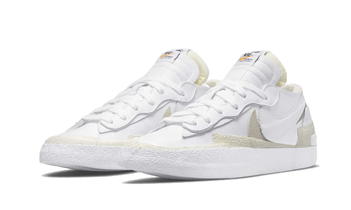Nike Blazer Low Sacai Weiß Patent