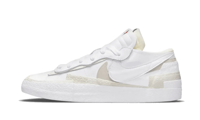 Nike Blazer Low Sacai Weiß Patent