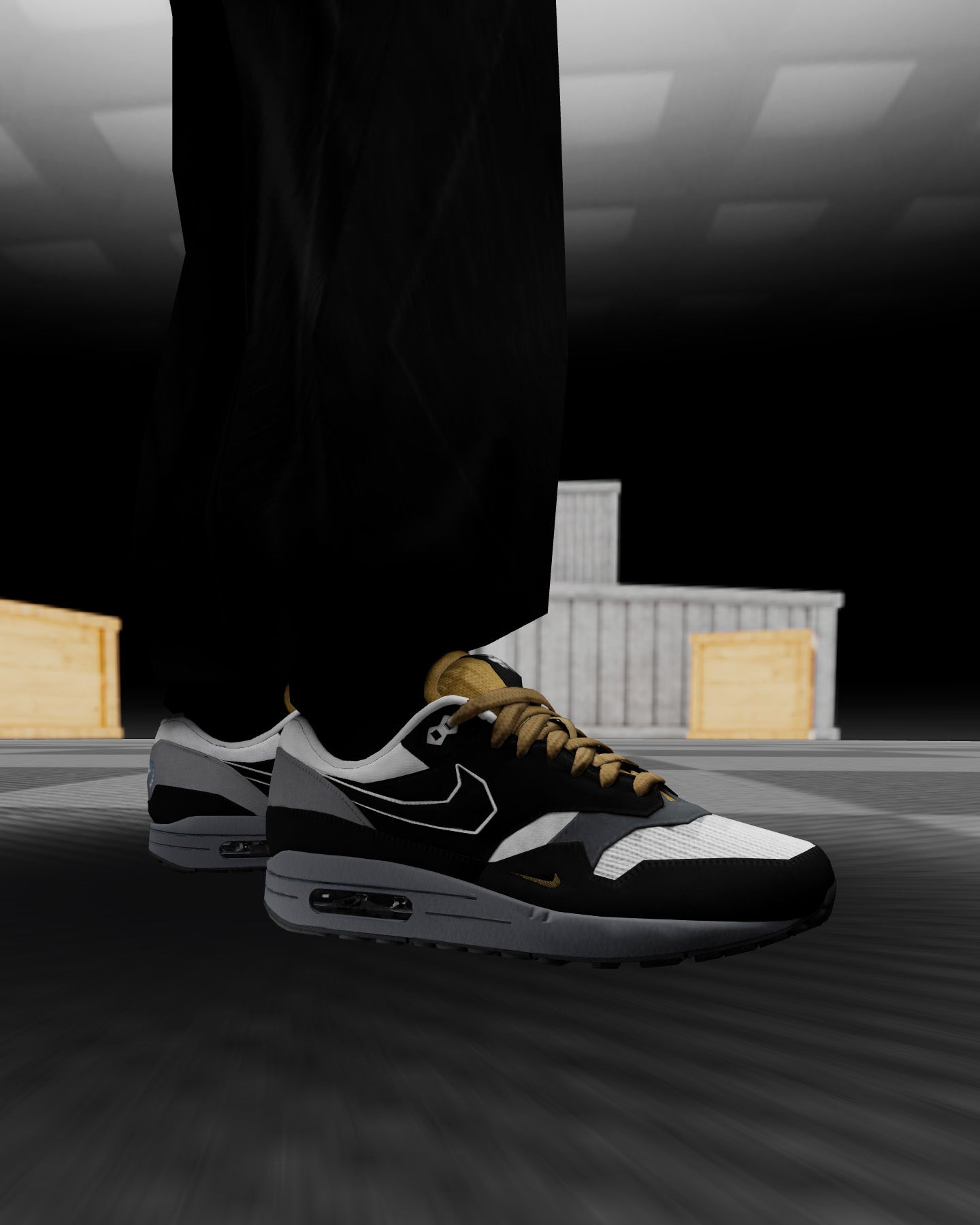 Nike Air Max 1 .SWOOSH Low Poly Big Head Mode