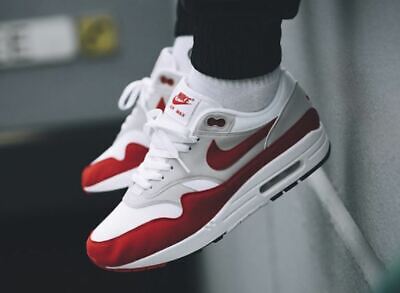 Nike Air Max 1 White University Red Enfant