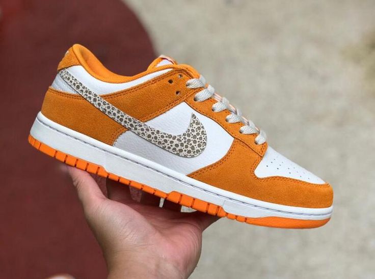 Nike Dunk Low AS Safari Swoosh Kumquat