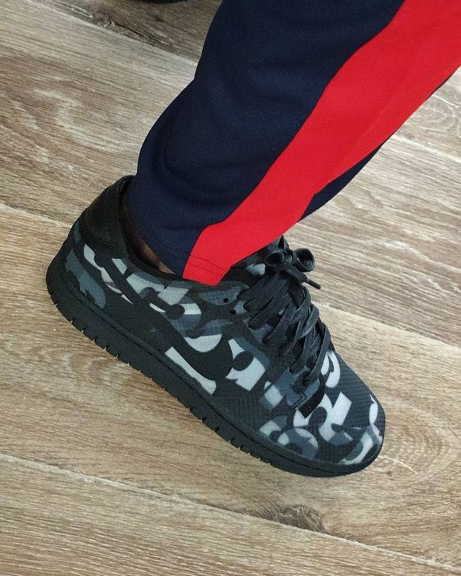 Nike Dunk Low Comme des Garçons-Druck