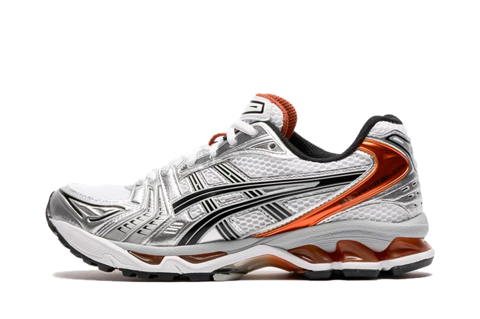 ASICS Gel-Kayano 14 Weiß Pikant Orange