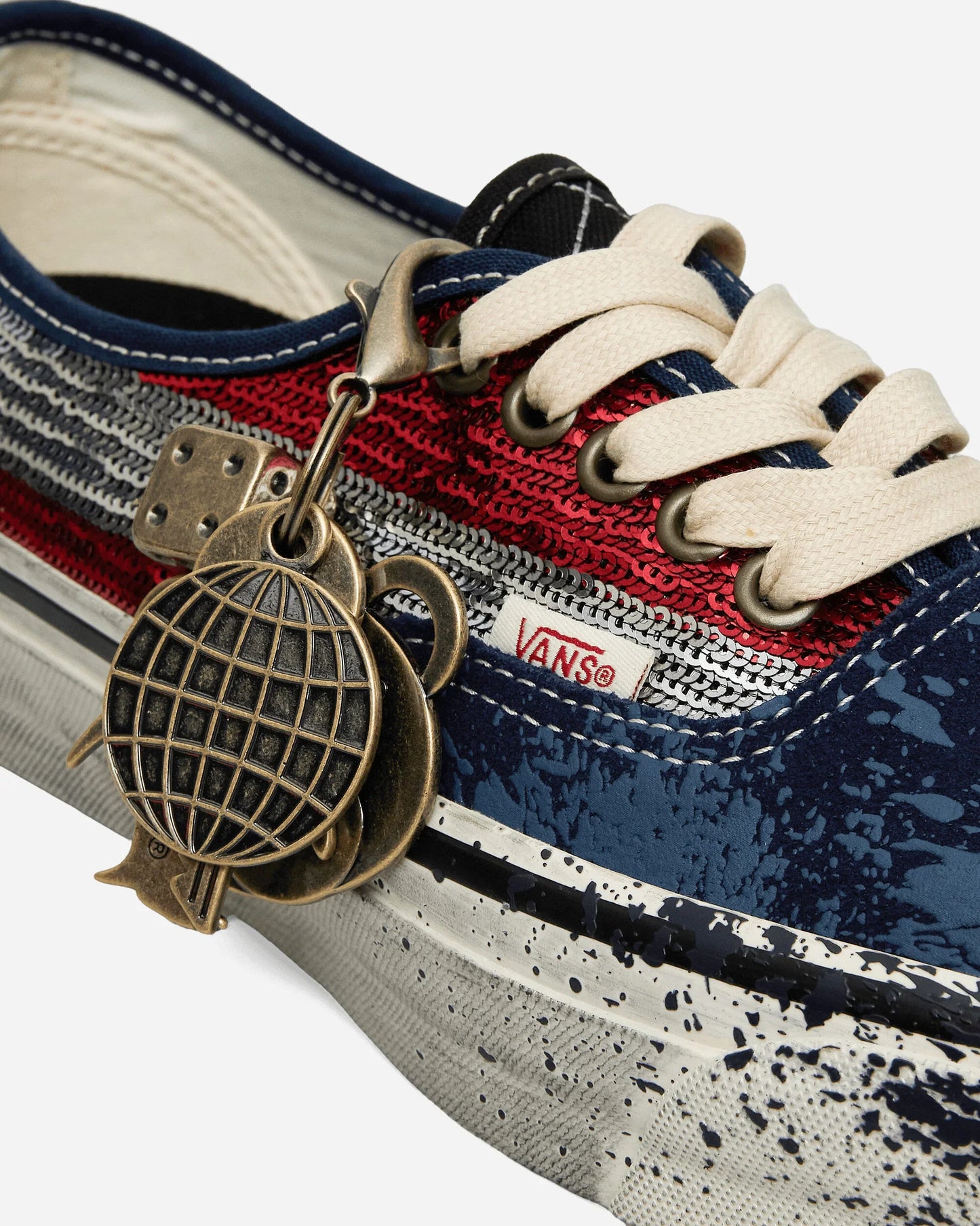 Vans Premium Authentic La Habana Red Navy detail 6