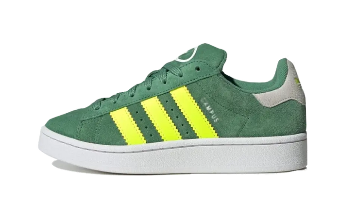 Adidas Campus 00s Grün Solar Gelb