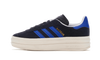 Adidas Gazelle Bold Core Black Lucid Blue