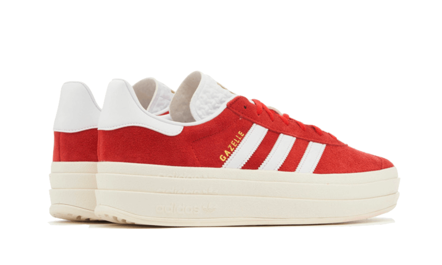Adidas Gazelle Bold Rot Wolkenweiß