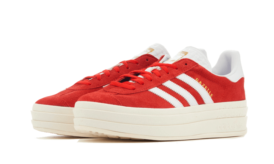 Adidas Gazelle Bold Rot Wolkenweiß