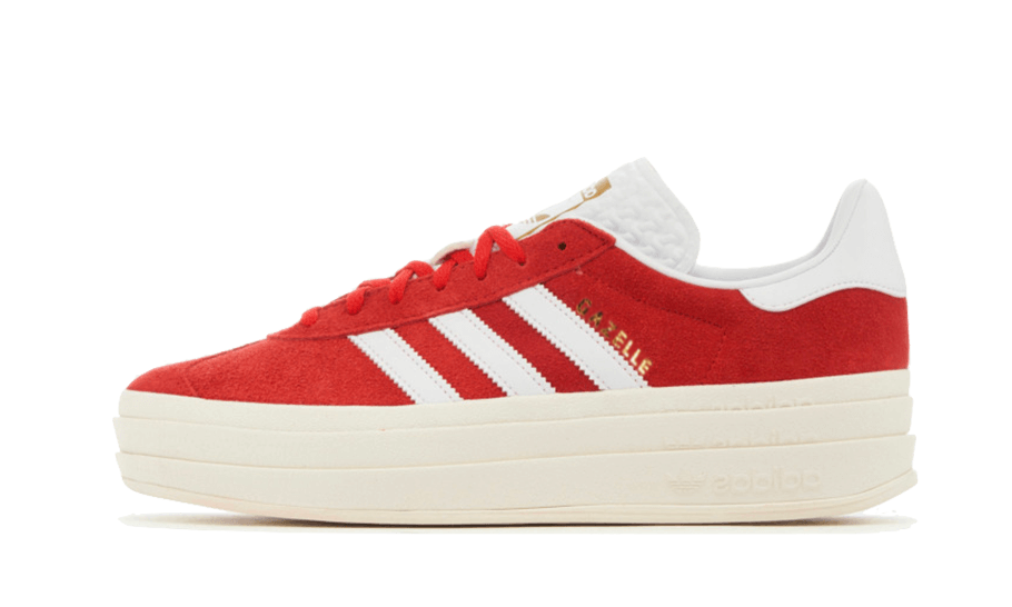 Adidas Gazelle Bold Rot Wolkenweiß