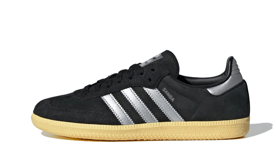 Adidas Samba OG Core Schwarz Matt Silber
