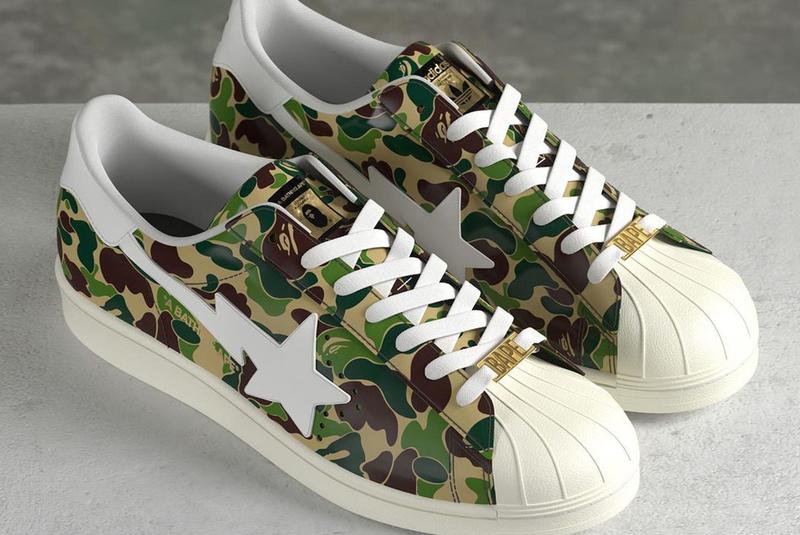 adidas Superstar Bape ABC Camo Grün