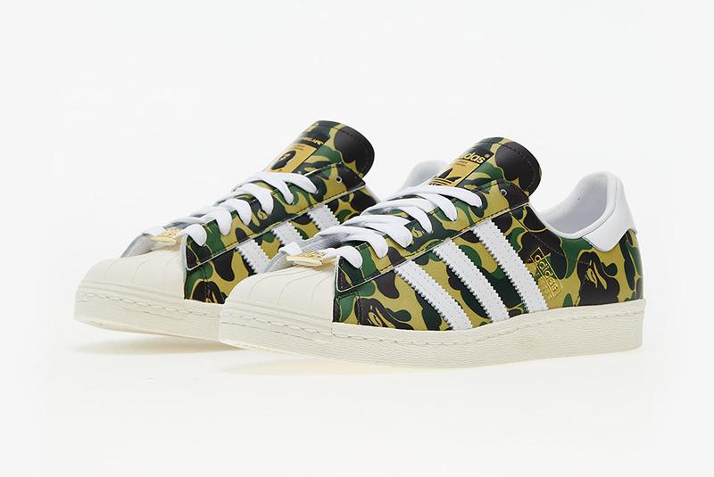adidas Superstar Bape ABC Camo Grün