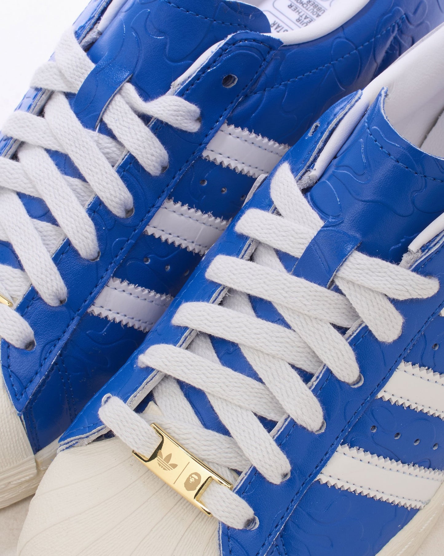 adidas Superstar Vintage Bape Blau Weiß
