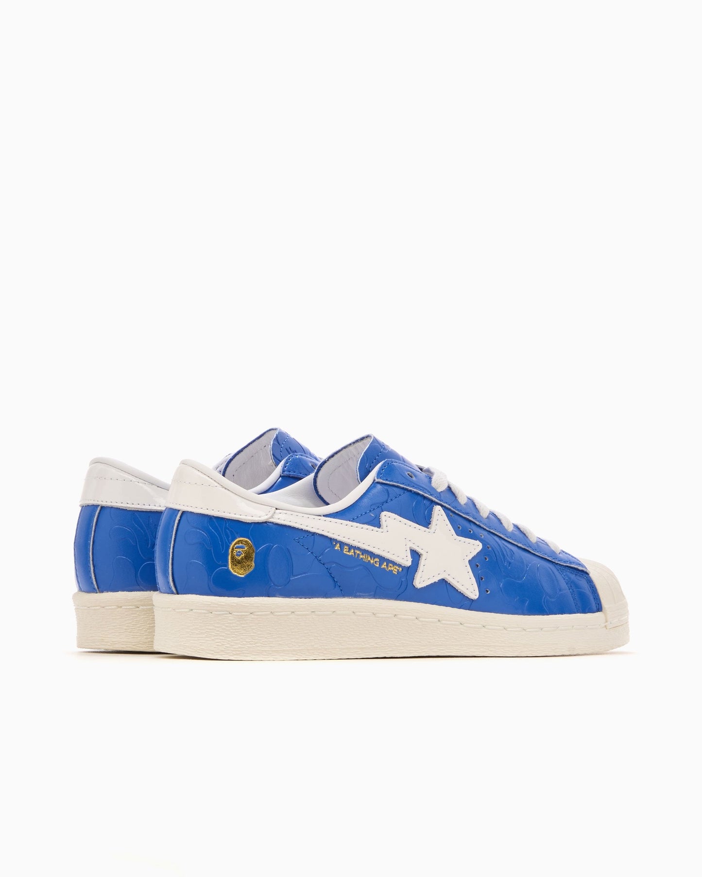 adidas Superstar Vintage Bape Blau Weiß