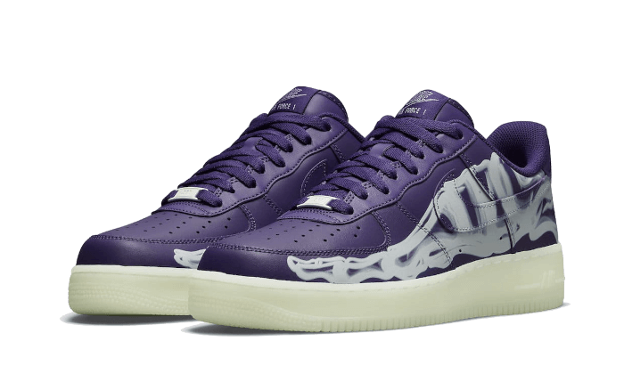 Nike Air Force 1 Low Lila Skelett Halloween (2021)