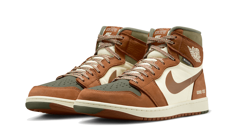 Air Jordan 1 High Element Gore-Tex Hellbraun Oliv