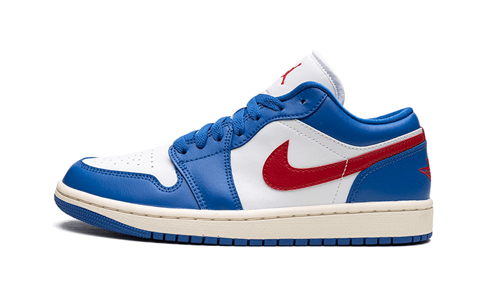 Air Jordan 1 Low Sport Blau Gym Rot