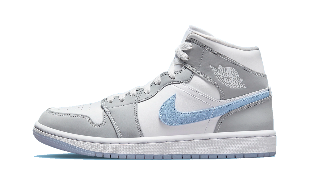 Nike Air Jordan 1 Mid Aluminium Wolf Grau