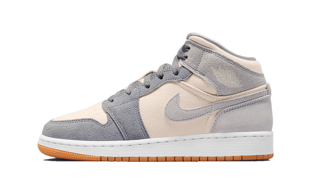 Air Jordan 1 Mid SE Kokosmilch Partikelgrau