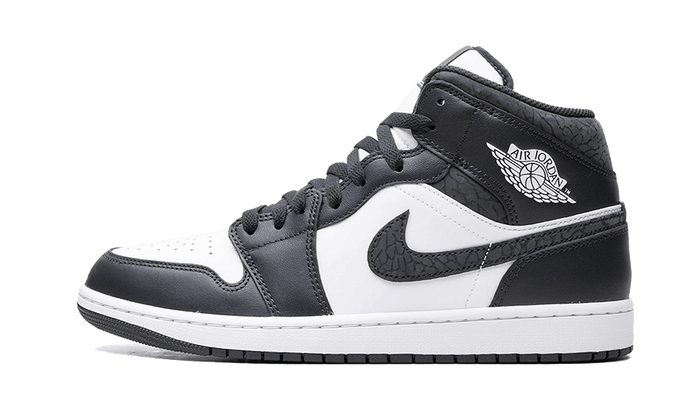 Air Jordan 1 Mid Schwarzer Elefant