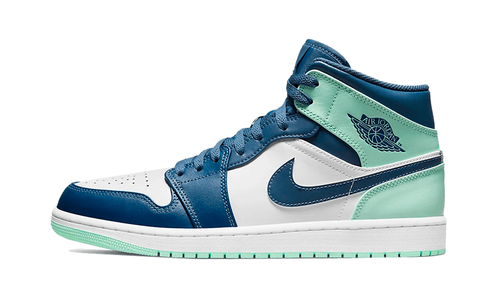 Nike Air Jordan 1 Mid Blau Mint