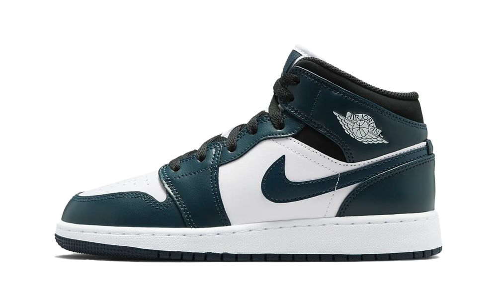 Air Jordan 1 Mid Dunkelblaugrün