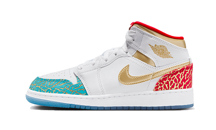 Air Jordan 1 Mid UNC nach Chicago