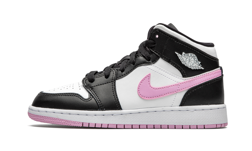 Nike Air Jordan 1 Mid Weiß Hell Arktis Pink