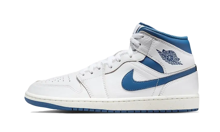 Air Jordan 1 Mid Industrielles Blau