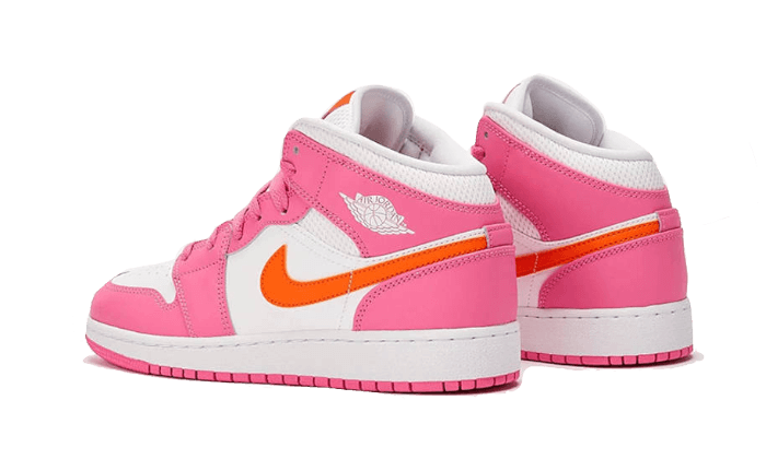 Air Jordan 1 Mid Pinksicle Sicherheitsorange