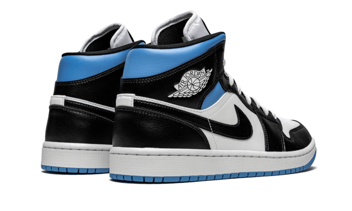 Air Jordan 1 Mid University Schwarz Weiß