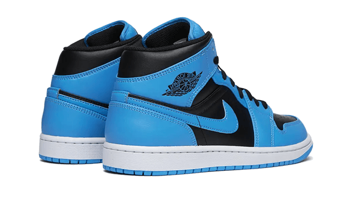 Air Jordan 1 Mid University Blau Schwarz